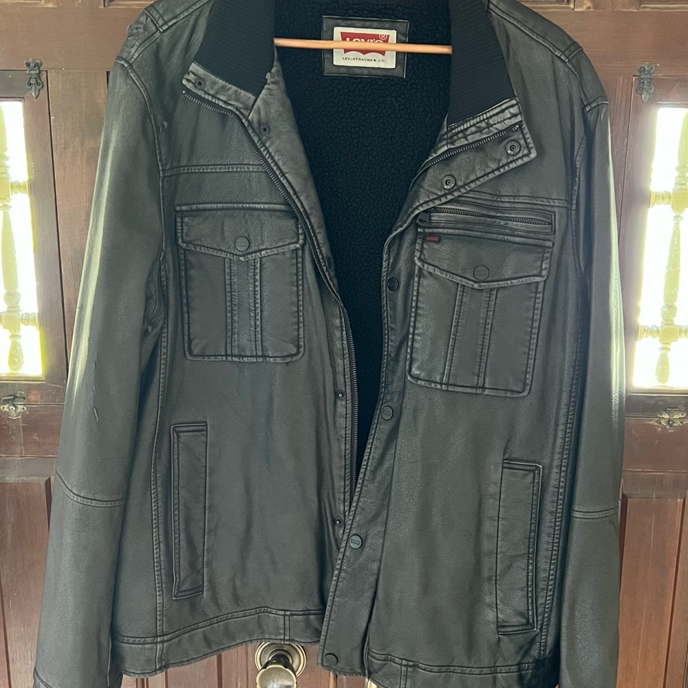 Levi's Charcoal Bomber Jacket